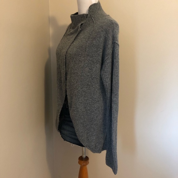 Free People Alpaca/Wool Blend Mock Neck Sweater-M - Picture 6 of 16